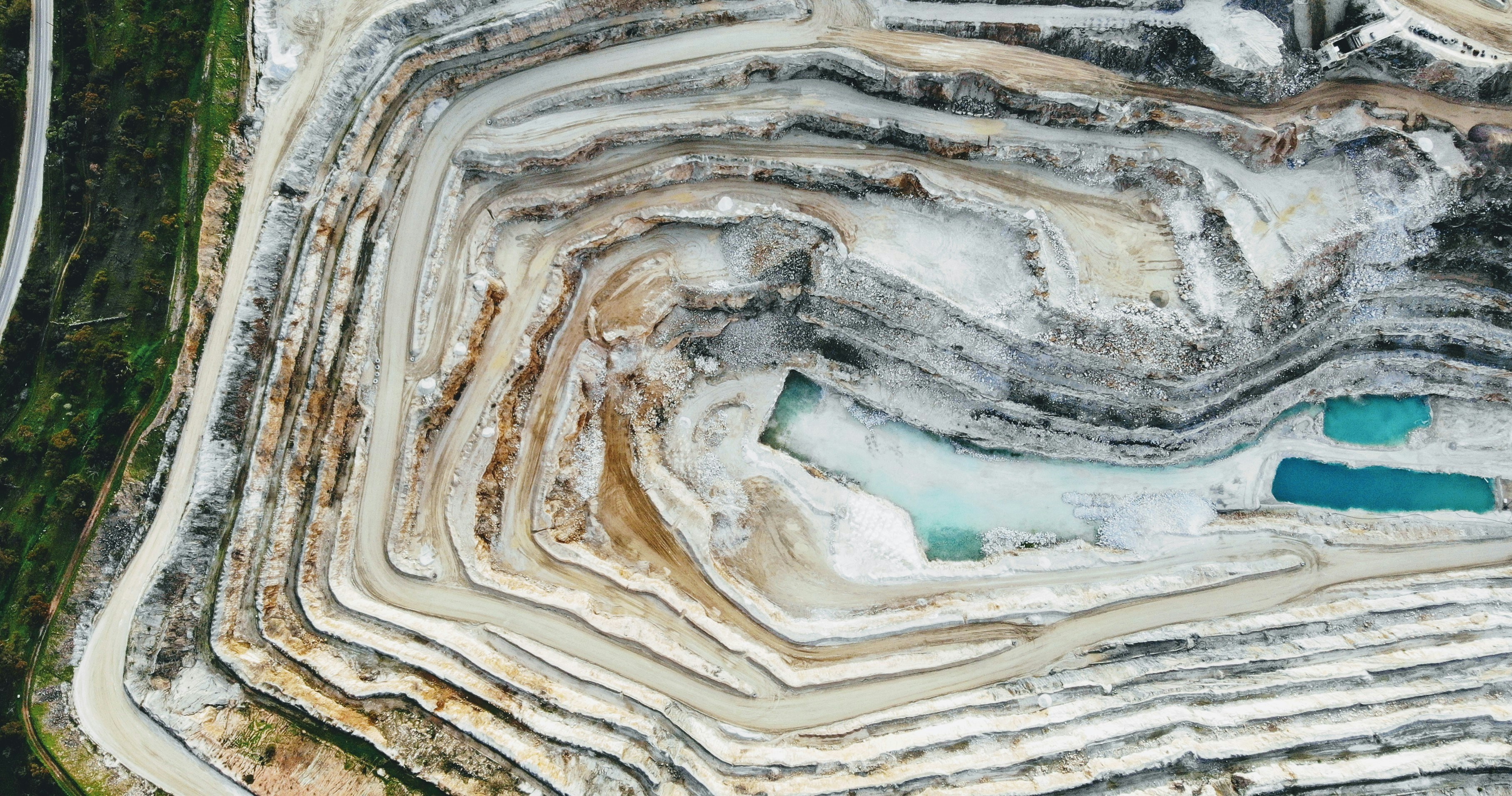 Open-pit gold mine